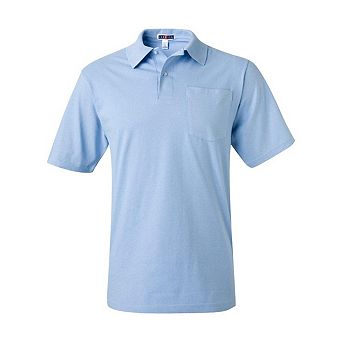 JERZEES SpotShield 50/50 Polo with Pocket