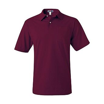 JERZEES SpotShield 50/50 Polo with Pocket