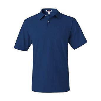 JERZEES SpotShield 50/50 Polo with Pocket
