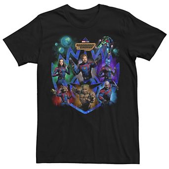 Big & Tall Marvel Guardians Of The Galaxy Galactic Guardians Graphic Tee