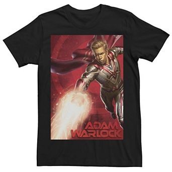 Big & Tall Marvel Guardians Of The Galaxy Vol. 3 Adam Warlock Poster Graphic Tee