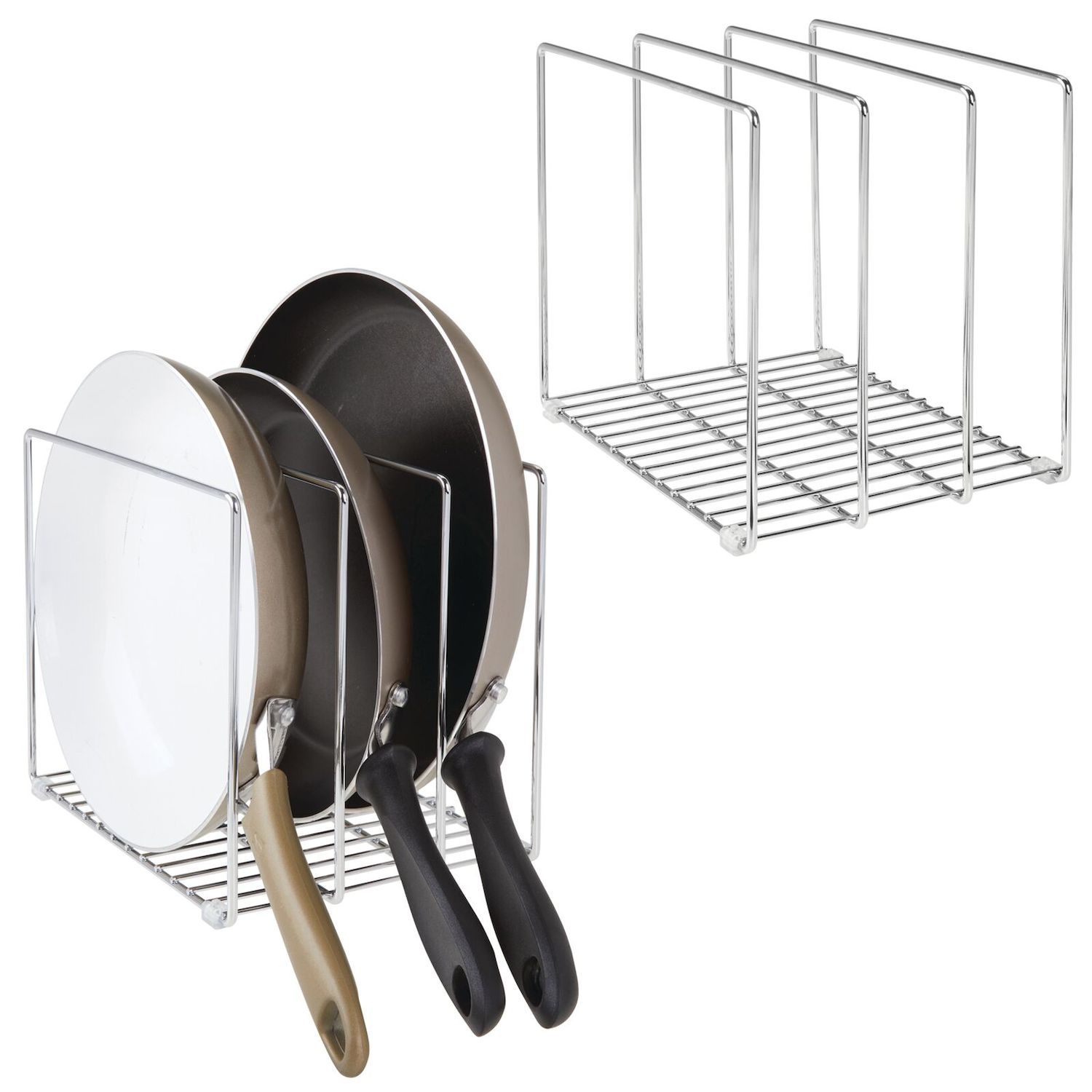 MegaChef 17.5 Inch Dish Rack with 14 Plate Positioners and a Detachable  Utensil Holder in Black