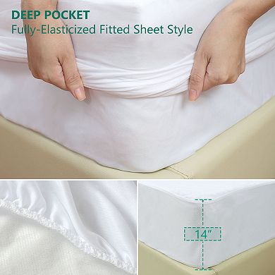 Delicate Cotton Mattress Pad Cover Water-proof Comfortable Breathable and Soft