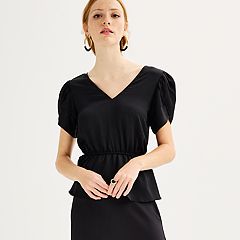 Clearance Womens Black Shirts & Blouses - Tops, Clothing