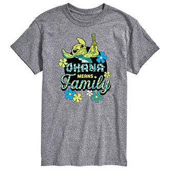 Disney's Lilo & Stitch Big & Tall Ohana Means Family Graphic Tee