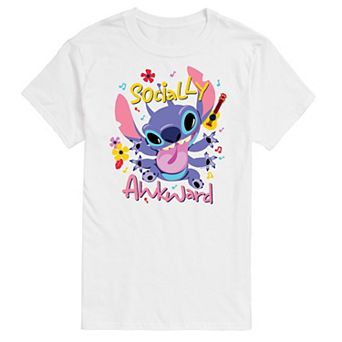 Disney's Lilo & Stitch Big & Tall Socially Awkard Graphic Tee