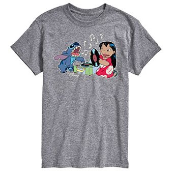 Disney's Lilo & Stitch Big & Tall Record Player Graphic Tee
