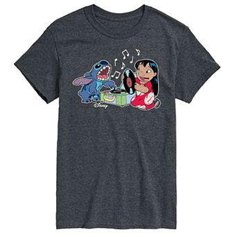 Disney's Lilo & Stitch Big & Tall Record Player Graphic Tee