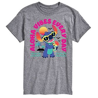 Disney's Lilo & Stitch Big & Tall Aloha Vibes Every Day Graphic Tee