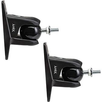 Jumbl Speaker Wall Mount Brackets, Pair of 2 Stainless Steel Brackets Mounts