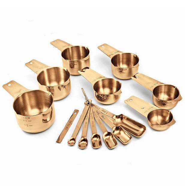 Stainless Steel Measuring Cups Spoons Set Accurate Measure for