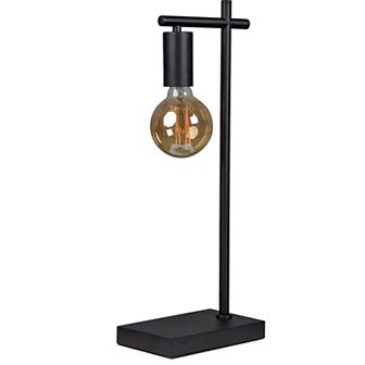 20.75" Black Powder Coated LED Table Lamp