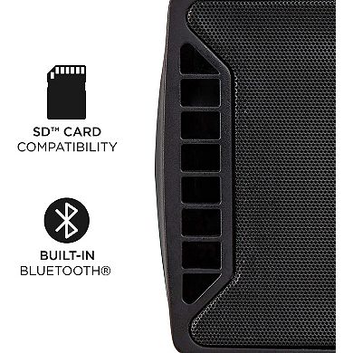 LyxPro 5.5" Small Active PA Speaker, Class-D Amplifier 3, Channel Mixer 3, Phatom Power