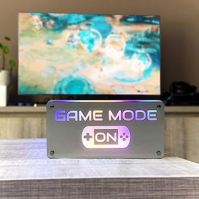 Game Mode On Colorful LED Table Decor