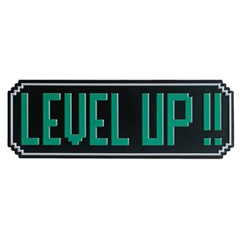 Gamer Sign "Level Up" Wall Decor