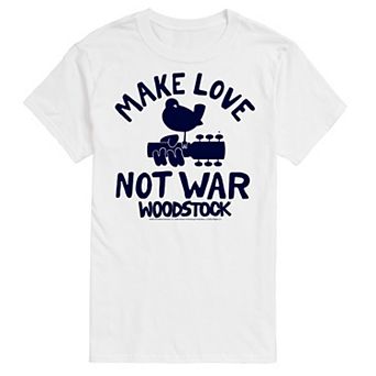 Men's Woodstock Make Love Not War Graphic Tee
