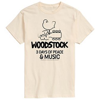 Men's Woodstock 3 Days Of Peace And Music Graphic Tee
