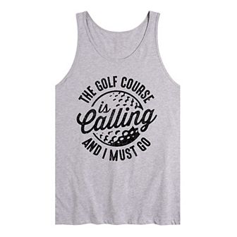 Men's The Golf Course Is Calling Tank Top