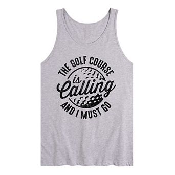 Men's The Golf Course Is Calling Tank Top