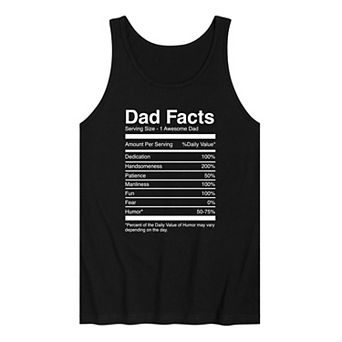 Men's Dad Facts Tank Top
