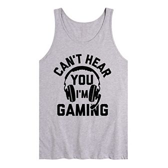 Men's Can't Hear You Gaming Tank Top