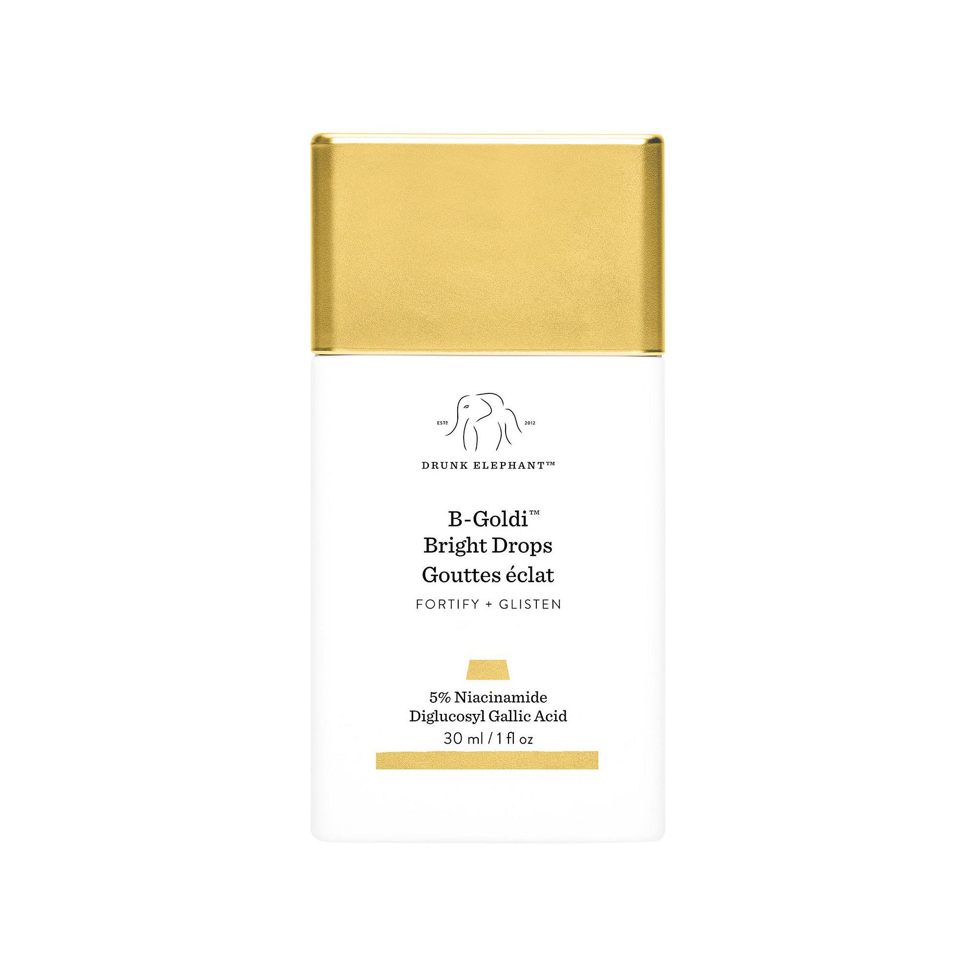 Drunk Elephant B-Goldi Bright Illuminating Drops with 5% Niacinamide, Size: