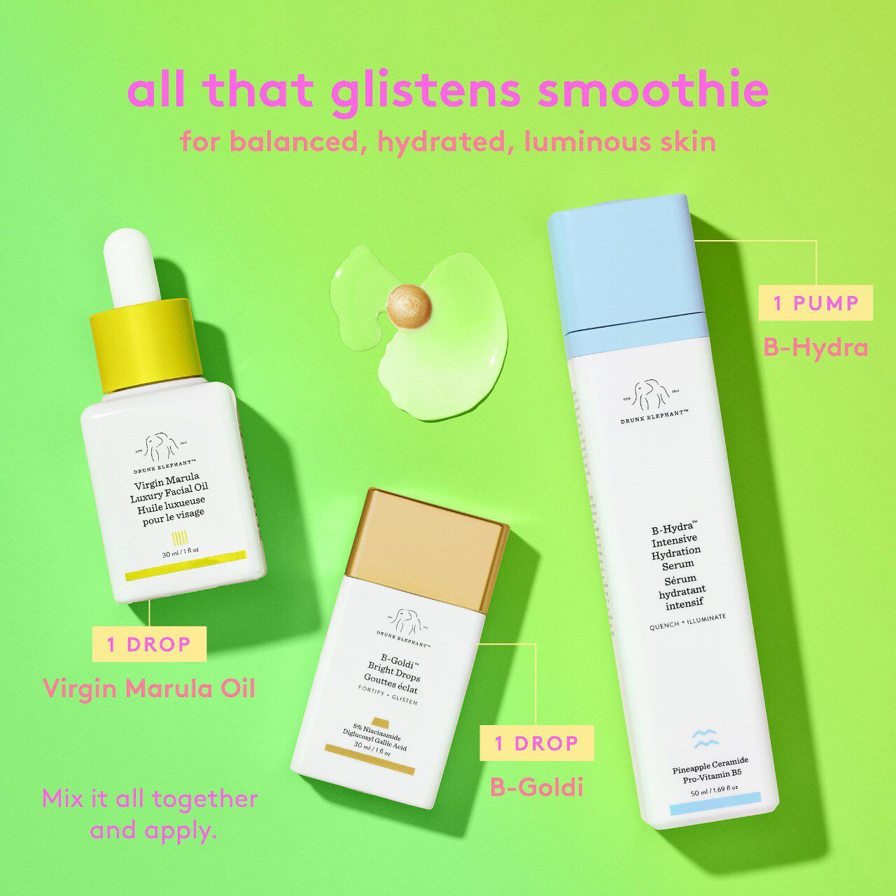 Drunk Elephant B-Goldi Bright Illuminating Drops With 5% Niacinamide