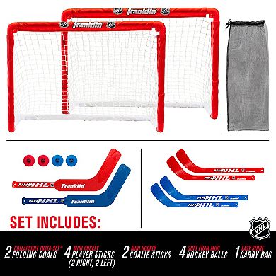 Franklin Sports NHL Kids Knee Hockey Goal Set