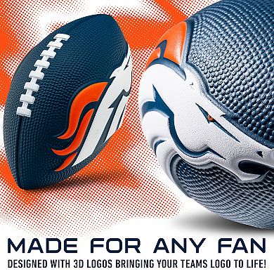 Franklin Sports NFL Denver Broncos 8.5 Mini Football, Blue