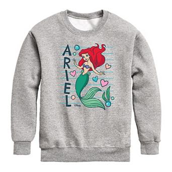 Disney's The Little Mermaid Boys 8-20 Ariel Crew Fleece Sweatshirt
