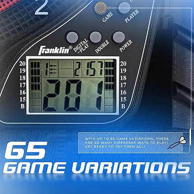 Franklin Sports Electronic Dart Board Set
