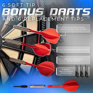 Franklin Sports Electronic Dart Board Set