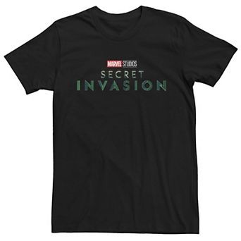 Big & Tall Marvel Secret Invasion TV Show Logo Graphic Tee