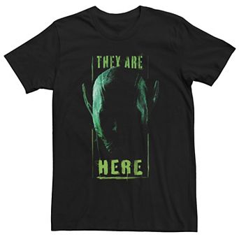Big & Tall Marvel Secret Invasion Skrulls They're Here Graphic Tee