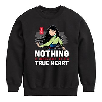 Disney's Mulan Boys True Heart Crew Fleece