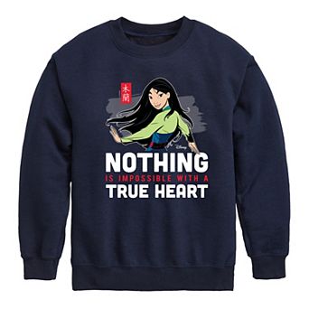 Disney's Mulan Boys True Heart Crew Fleece