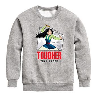 Disney's Mulan Boys Tougher Than I Look Crew Fleece