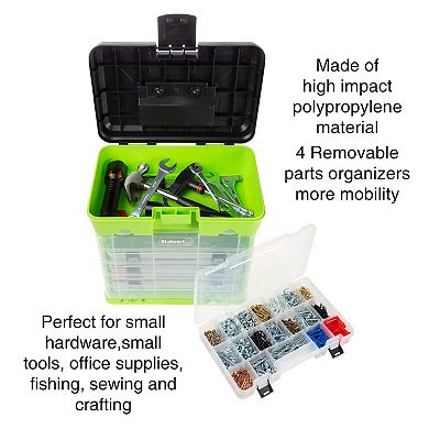 Stalwart Tool Organizer Storage Box