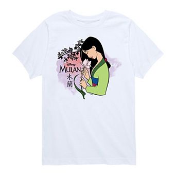Disney's Mulan Boys 8-20 Blossoms Graphic Tee