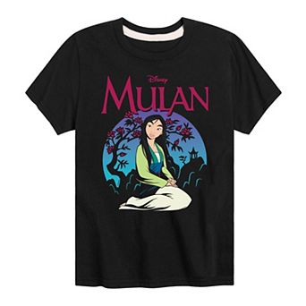 Disney's Mulan Boys 8-20 Mountains Graphic Tee