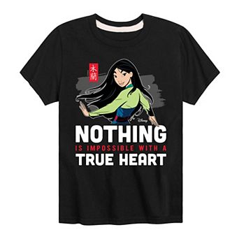 Disney's Mulan Boys 8-20 True Heart Graphic Tee
