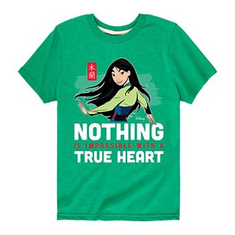 Disney's Mulan Boys 8-20 True Heart Graphic Tee
