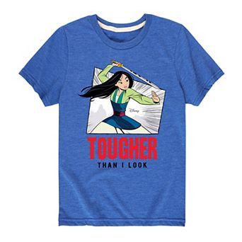 Disney's Mulan Boys 8-20 Tougher Than I Look Graphic Tee