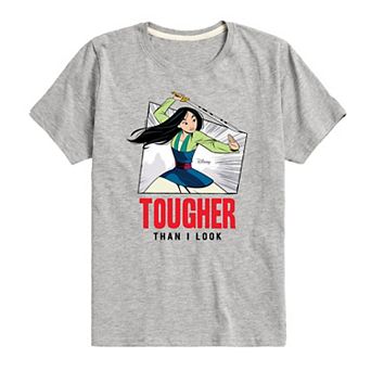 Disney's Mulan Boys 8-20 Tougher Than I Look Graphic Tee