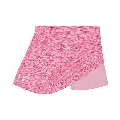 Girls 4-6 Under Armour Logo Lock Graphic Tee & Space Dye Print Skort Set