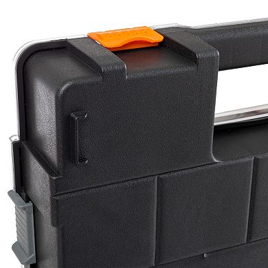 Stalwart 52 Customizable Compartment 3-in-1 Tool Box Organizer