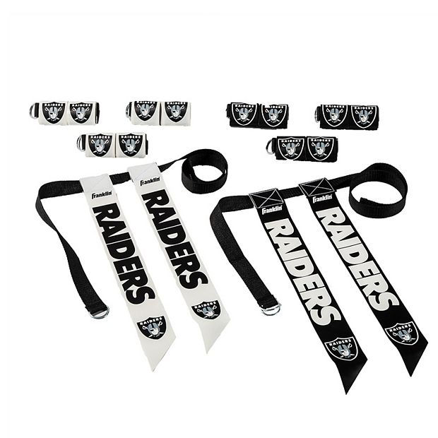 Franklin Sports Las Vegas Raiders Youth NFL Flag Football Set