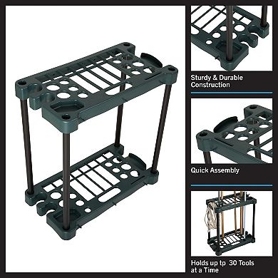 Stalwart Garage & Garden Tool Organizer Utility Rack