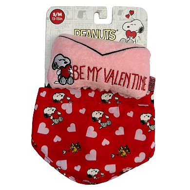 Woof Snoopy & Woodstock Valentine's Day Bandana and Toy Set