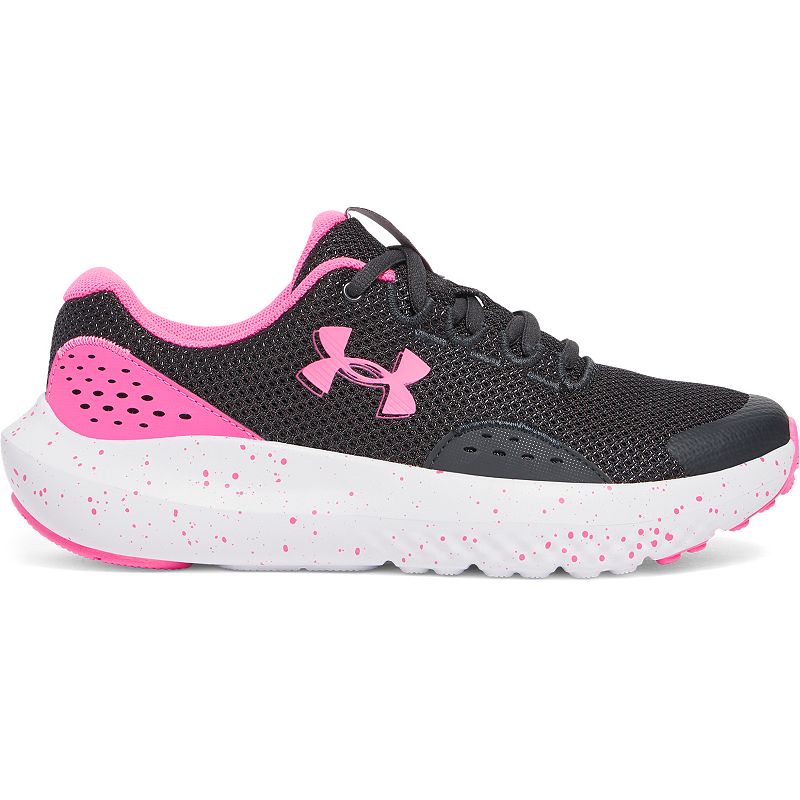 Under Armour Surge 4 Big Kids' Running Shoes, Girl's, Size: 6, Aero Pink